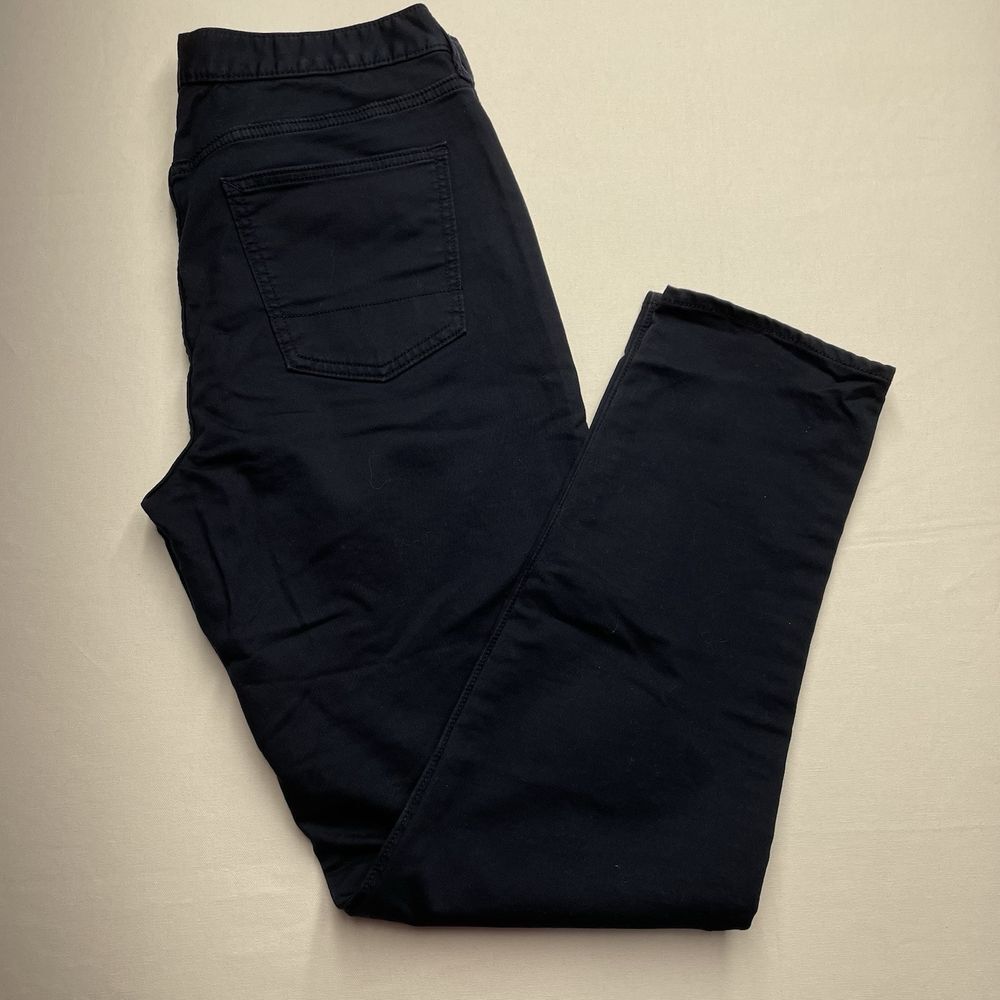 Banana Republic Men's‎ Travel Jeans Navy Blue 34x34 Athletic Fit